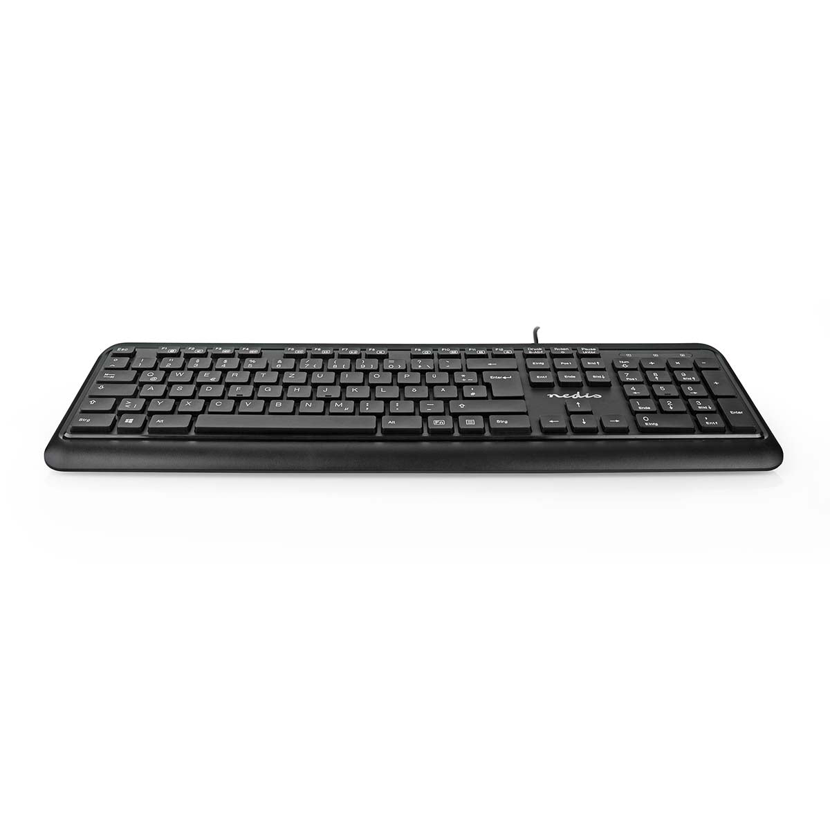 Kabelgebundenes Keyboard | USB-A | Multimedia | QWERTZ | DE-Layout | Numerische Tastatur