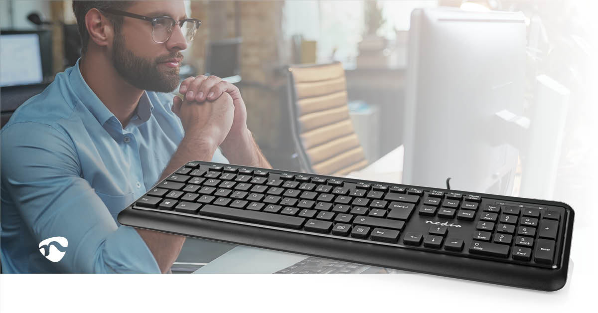 Kabelgebundenes Keyboard | USB-A | Multimedia | QWERTZ | DE-Layout | Numerische Tastatur