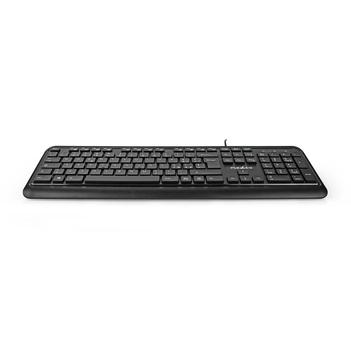 Kabelgebundenes Keyboard | USB-A | Multimedia | QWERTY | IT-Layout | Numerische Tastatur