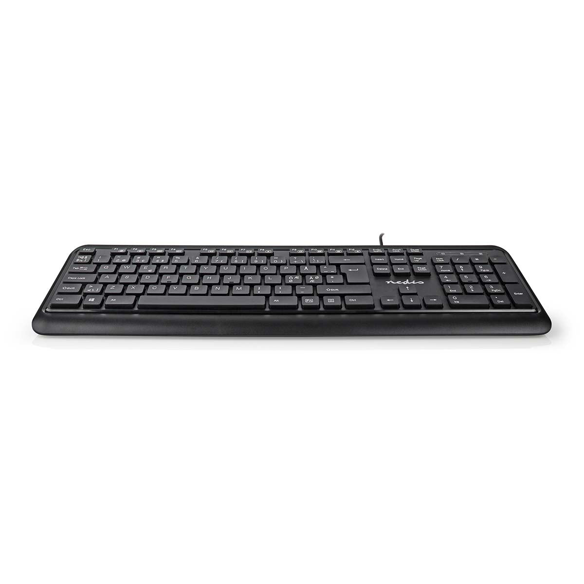 Kabelgebundenes Keyboard | USB-A | Multimedia | QWERTY | ND-Layout | Numerische Tastatur