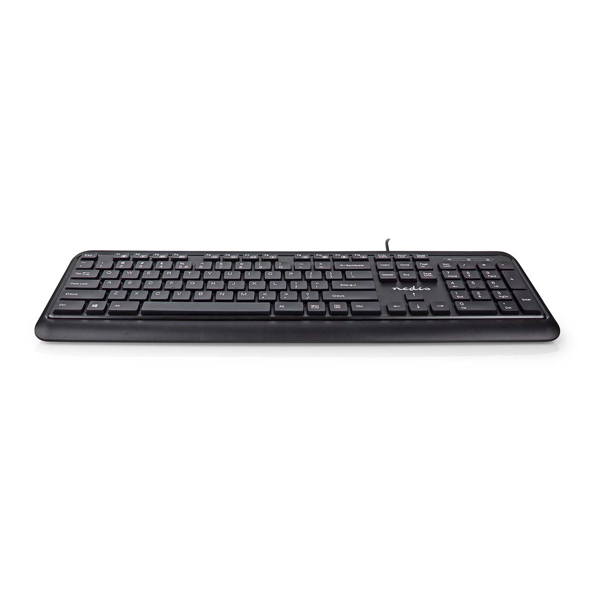 Kabelgebundenes Keyboard | USB-A | Multimedia | QWERTY | US-Layout | Numerische Tastatur