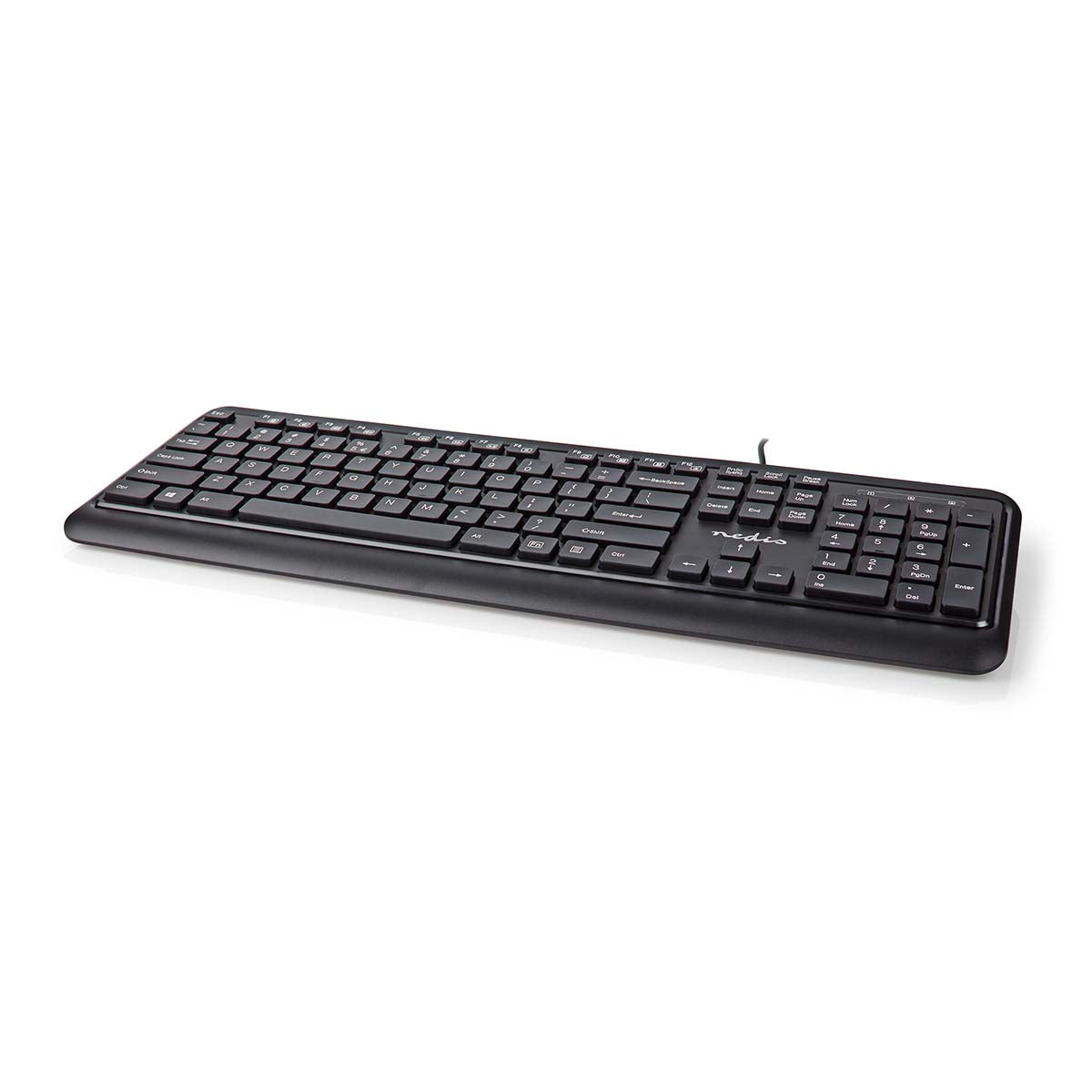 Kabelgebundenes Keyboard | USB-A | Multimedia | QWERTY | US-Layout | Numerische Tastatur