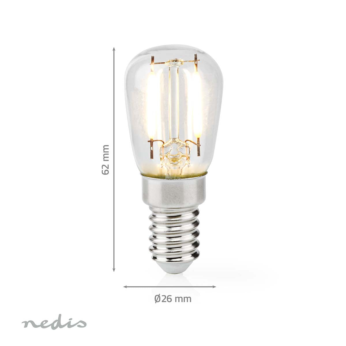 Kühlschranklampe | LED | E14 | 2 W | T26