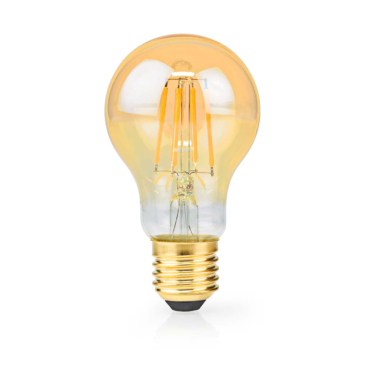 LED-Filament-Lampe E27 | A60 | 4.9 W | 470 lm | 2100 K | Dimmbar | Extra warmweiß | Retro Style | 1 Stück