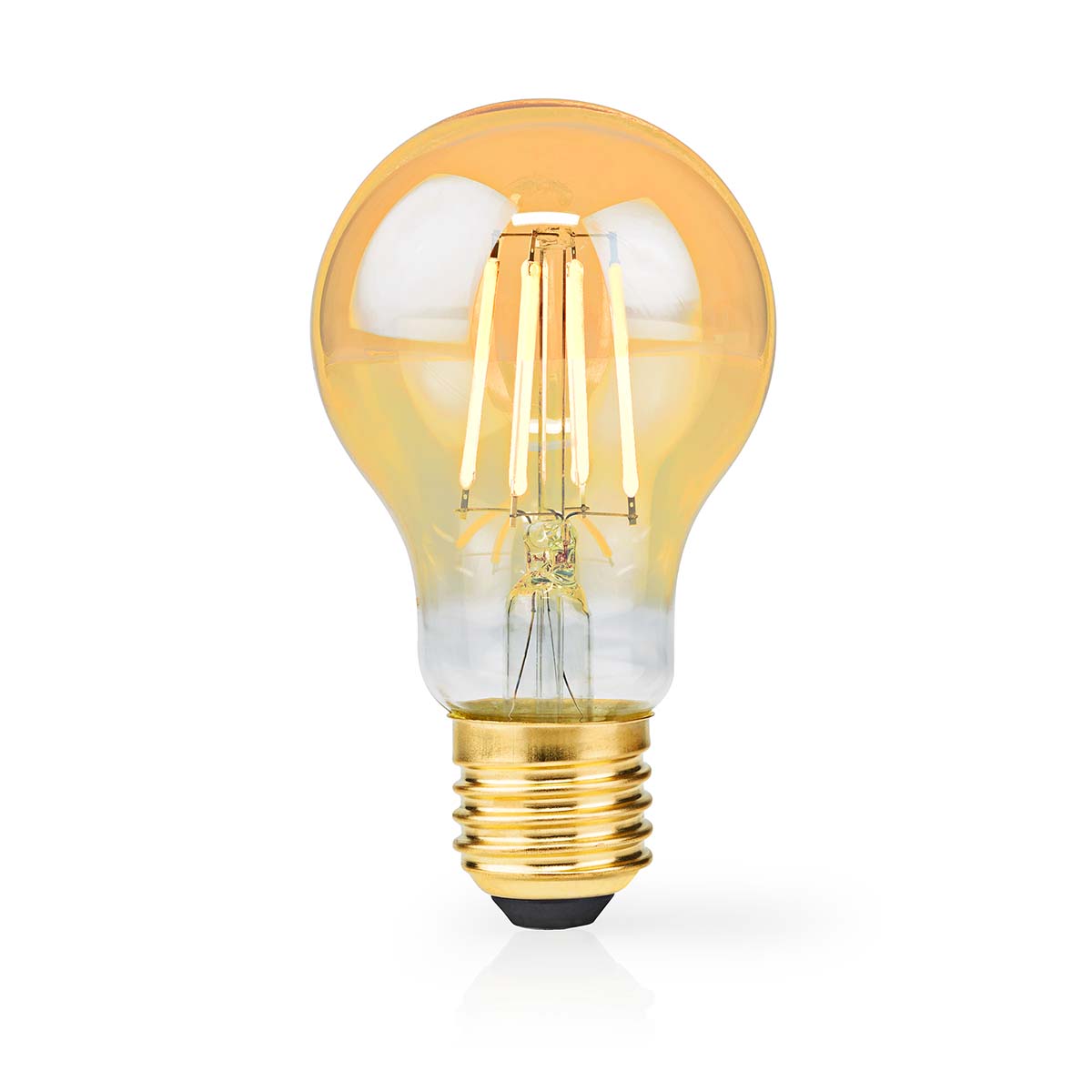 LED-Filament-Lampe E27 | A60 | 4.9 W | 470 lm | 2100 K | Dimmbar | Extra warmweiß | Retro Style | 1 Stück