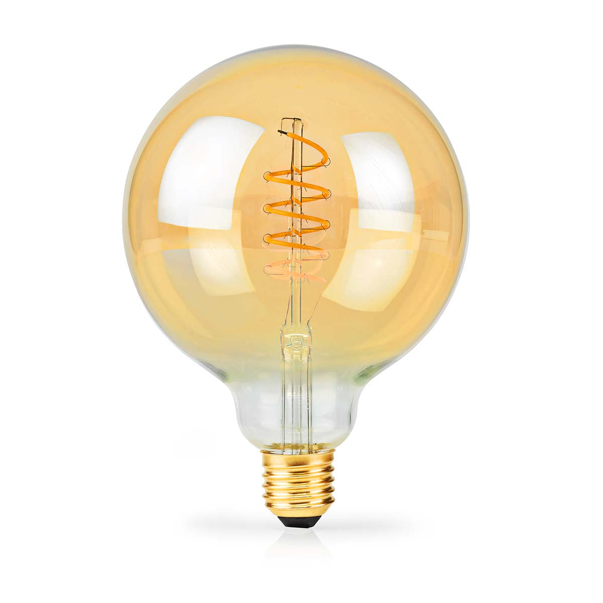 LED-Filament-Lampe E27 | G125 | 3.8 W | 250 lm | 2100 K | Dimmbar | Extra warmweiß | Retro Style | 1 Stück