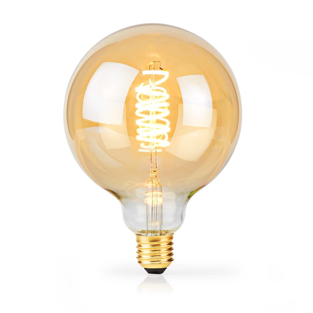 LED-Filament-Lampe E27 | G125 | 3.8 W | 250 lm | 2100 K | Dimmbar | Extra warmweiß | Retro Style | 1 Stück