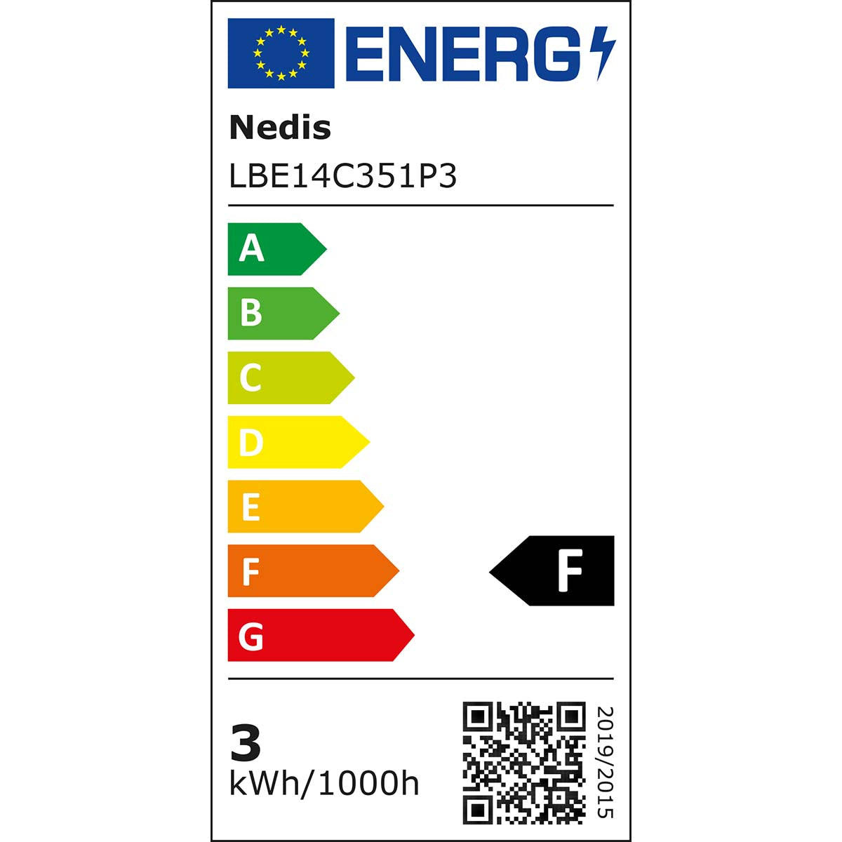 LED-Lampe E14 | Kerze | 2.8 W | 250 lm | 2700 K | Warmweiss | Matte lampe | 3 Stück