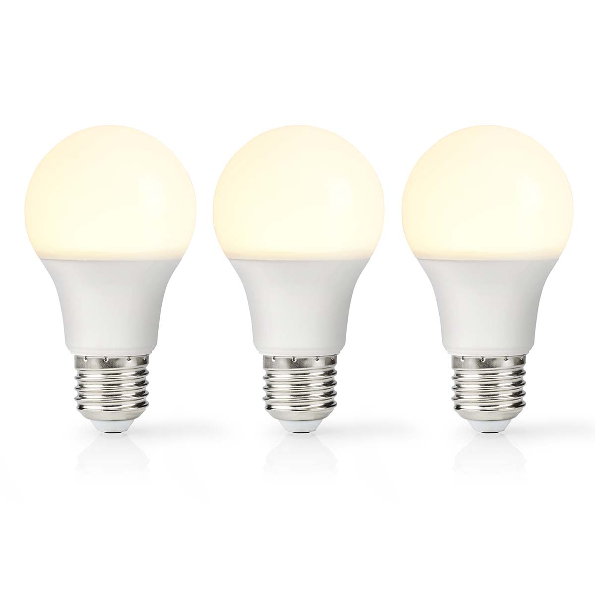 LED-Lampe E27 | A60 | 8.0 W | 806 lm | 2700 K | Warmweiss | Retro Style | Matte lampe | 3 Stück