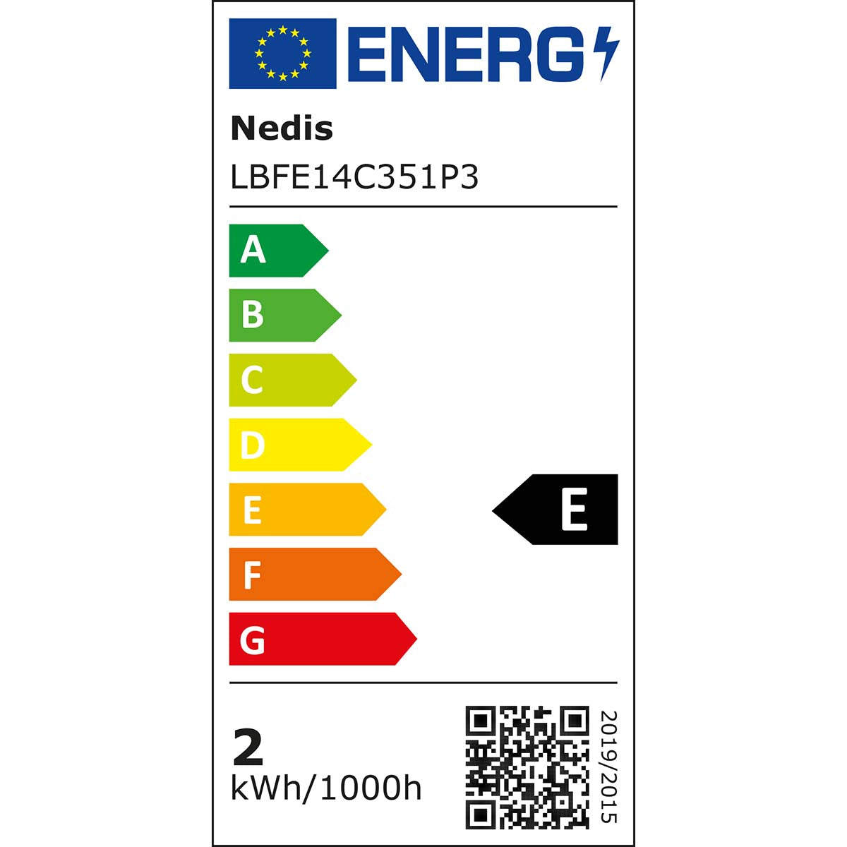 LED-Filament-Lampe E14 | Kerze | 2 W | 250 lm | 2700 K | Warmweiss | Retro Style | 3 Stück | Klar