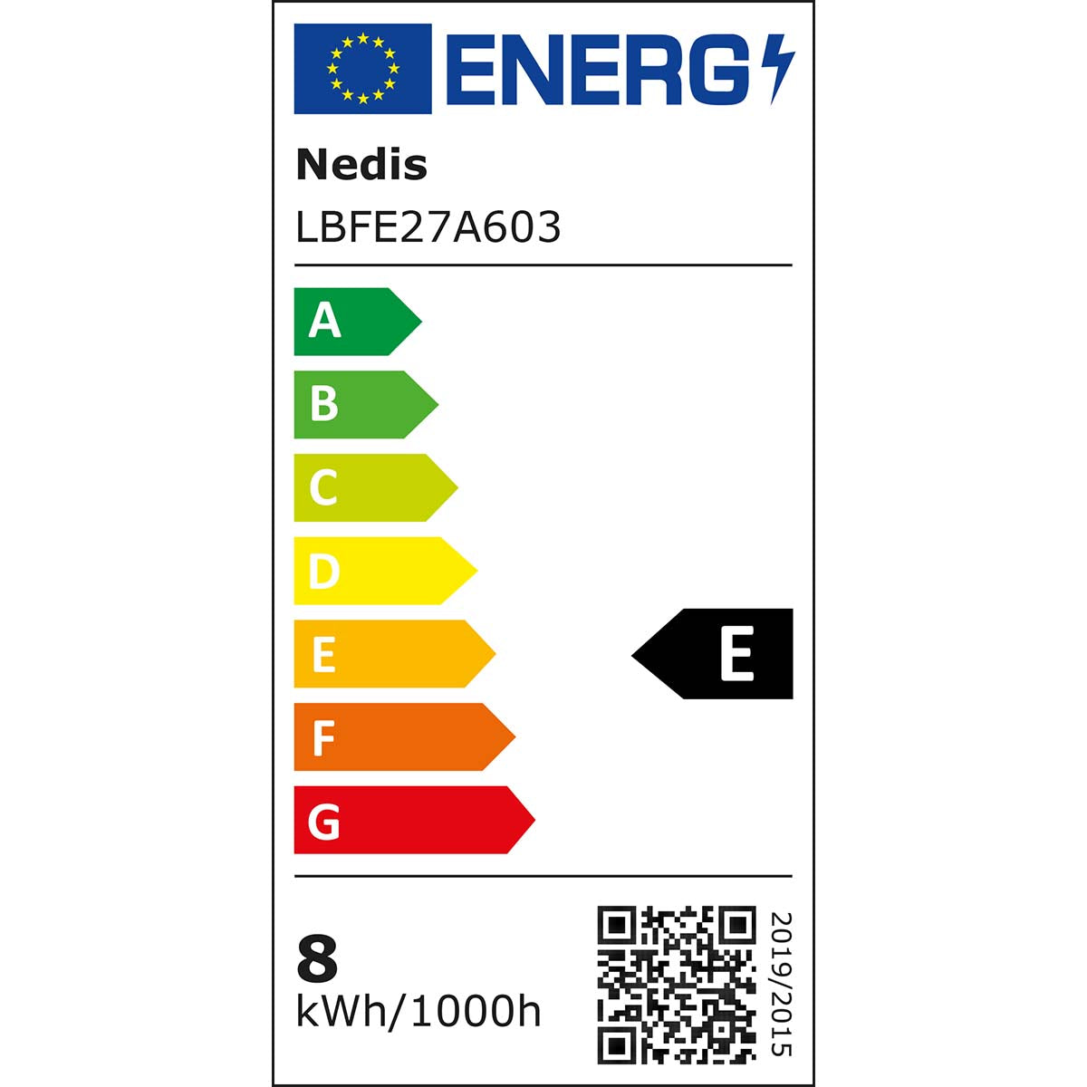 LED-Filament-Lampe E27 | A60 | 8 W | 1055 lm | 2700 K | Warmweiss | Retro Style | 1 Stück