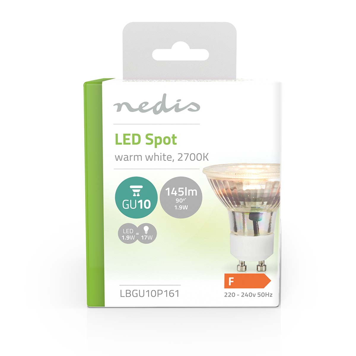 LED-Lampe GU10 | Spot | 1.9 W | 145 lm | 2700 K | Warmweiss | Retro Style | 1 Stück