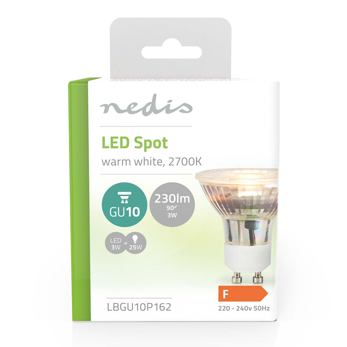 LED-Lampe GU10 | Spot | 3 W | 230 lm | 2700 K | Warmweiss | Retro Style | 1 Stück