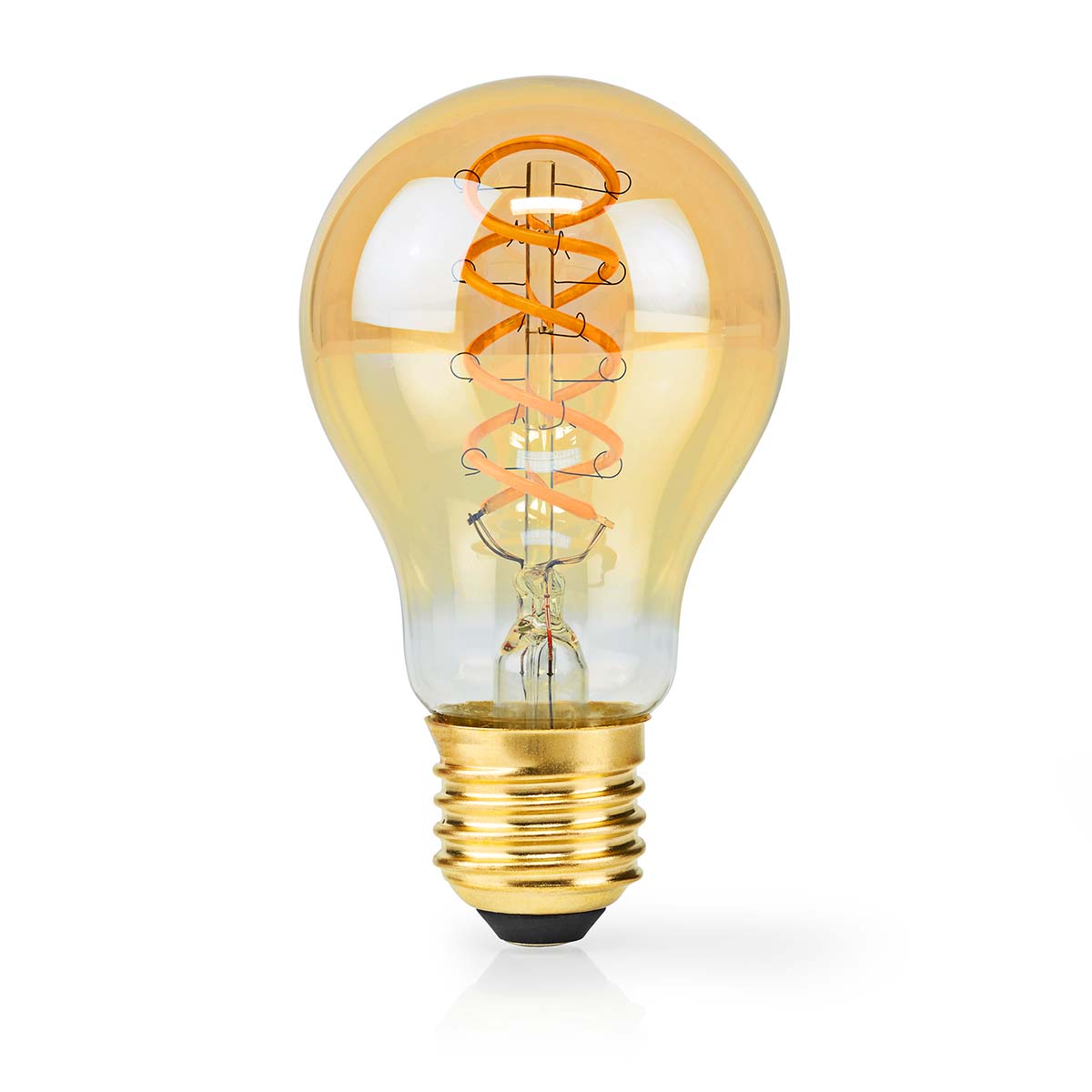 LED-Filament-Lampe E27 | A60 | 3.8 W | 250 lm | 2100 K | Dimmbar | Extra warmweiß | Retro Style | 1 Stück