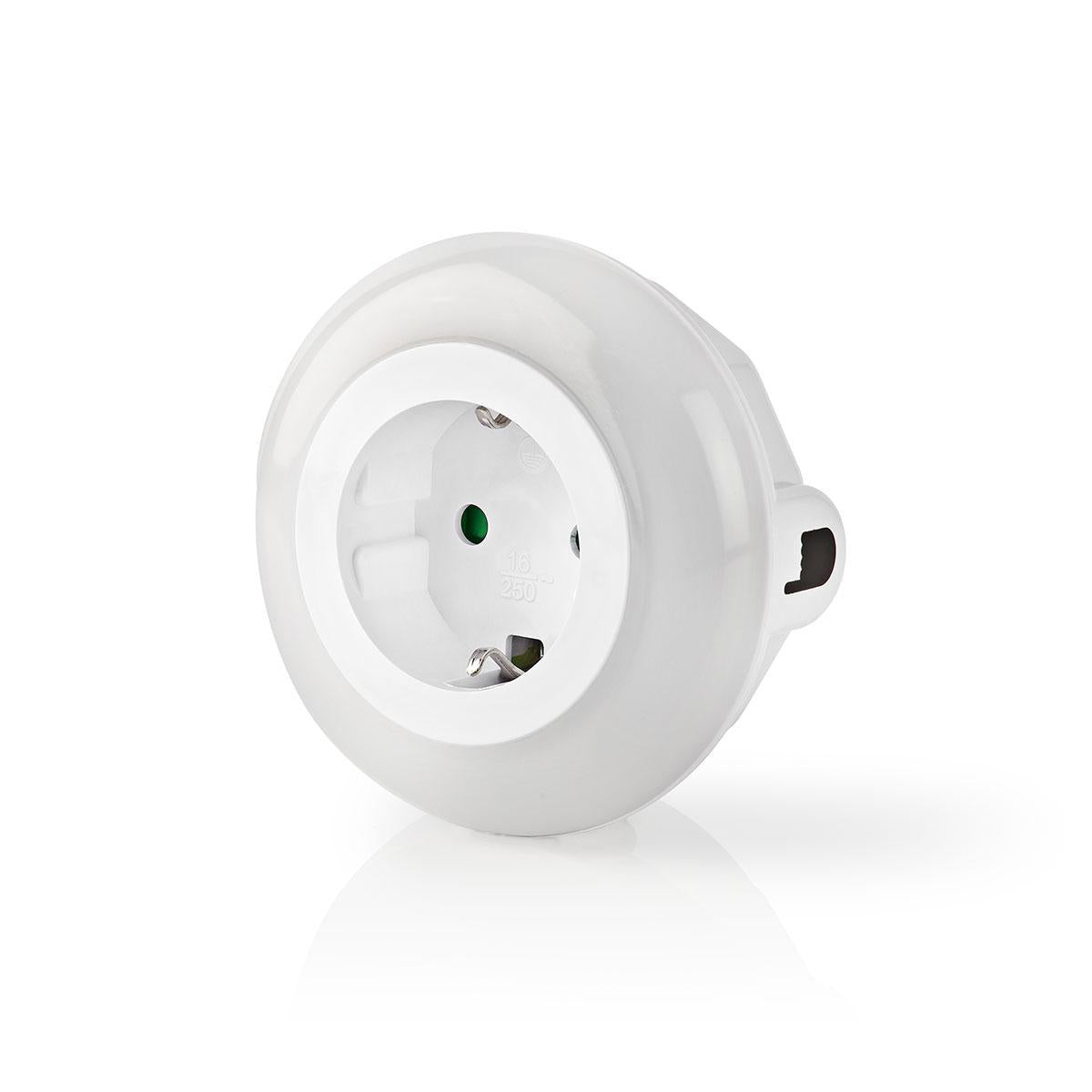 Plug-In-LED-Nachtlicht | Tag/Nacht Sensor | 3680 W | 10 lm | Blau / Grün / Weiss