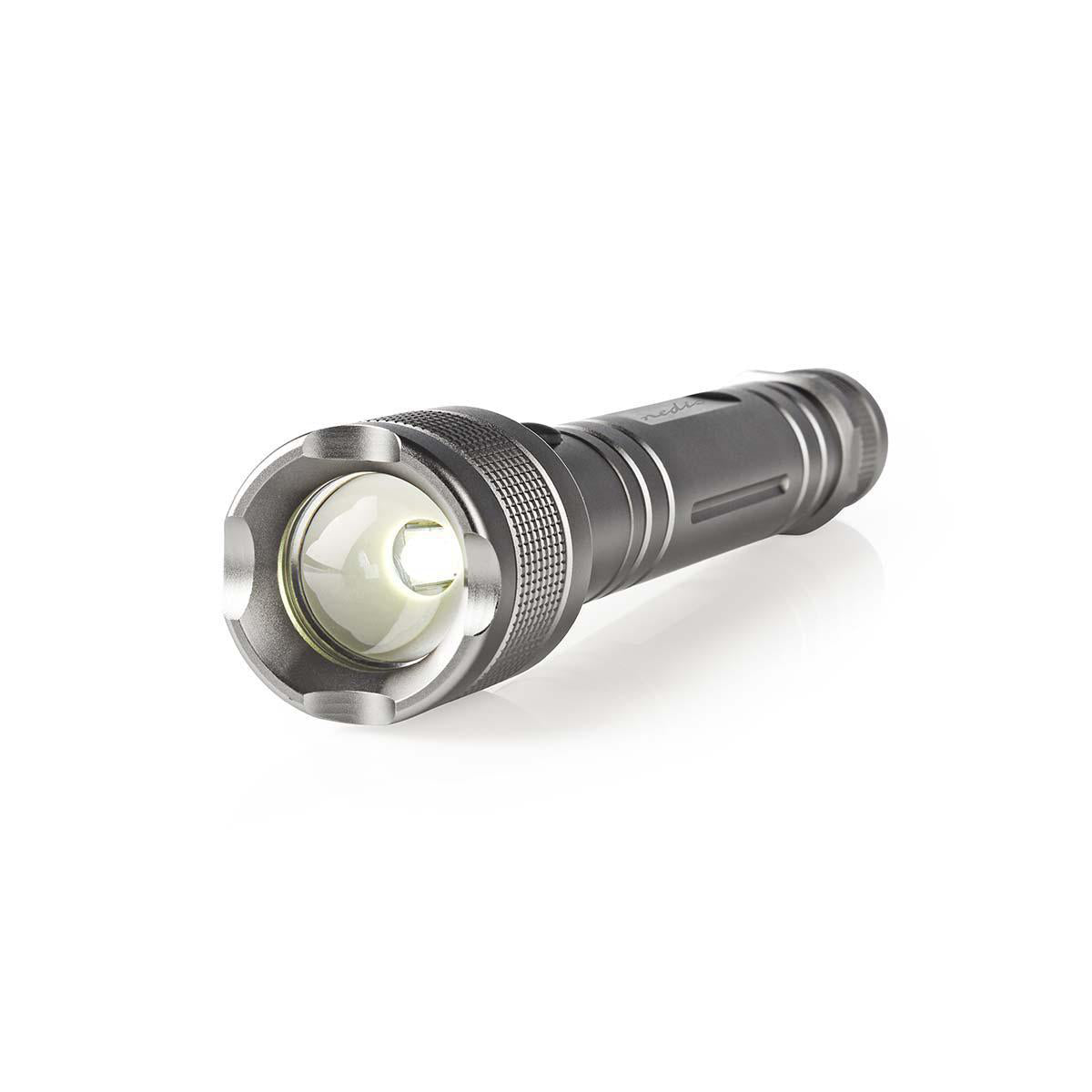 LED-Taschenlampe | Batteriebetrieben | 4.5 V DC | 10 W | 3x C/LR14 | Nennlichtstrom: 500 lm | Lichtbereich: 250 m | Strahlungswinkel: 9.5 °