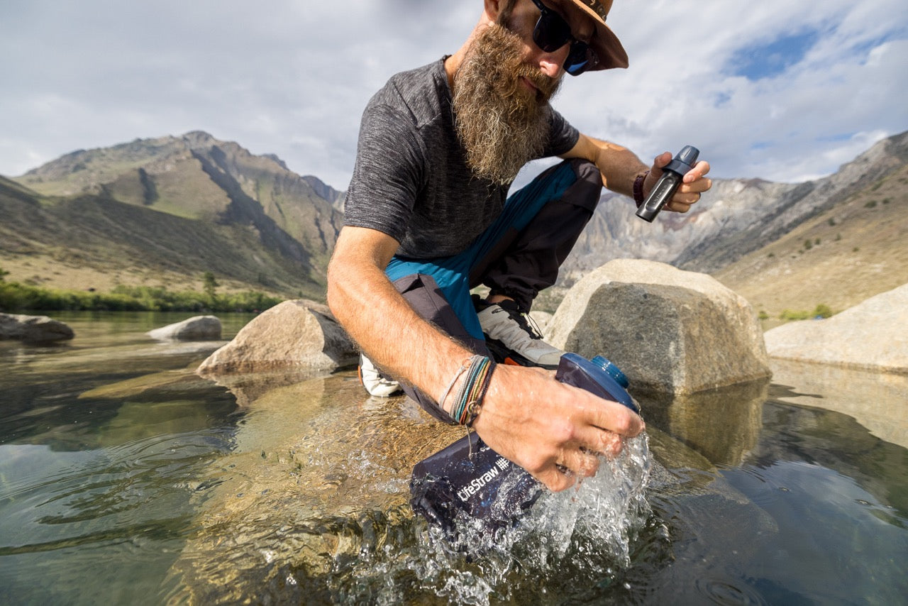 LifeStraw Peak Squeeze Bottle 1L (blue)