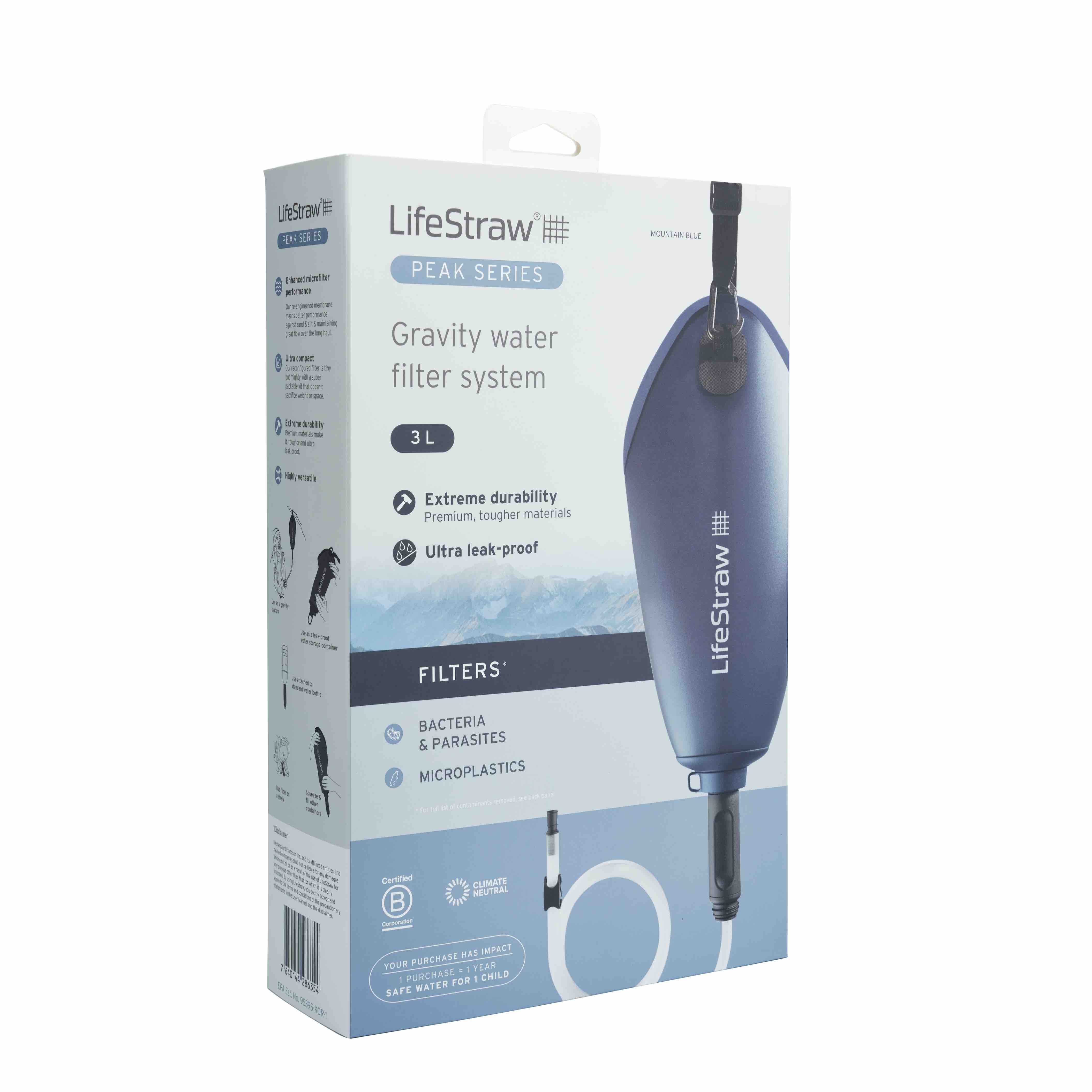 LifeStraw Peak Gravity Filter 3L (blue)
