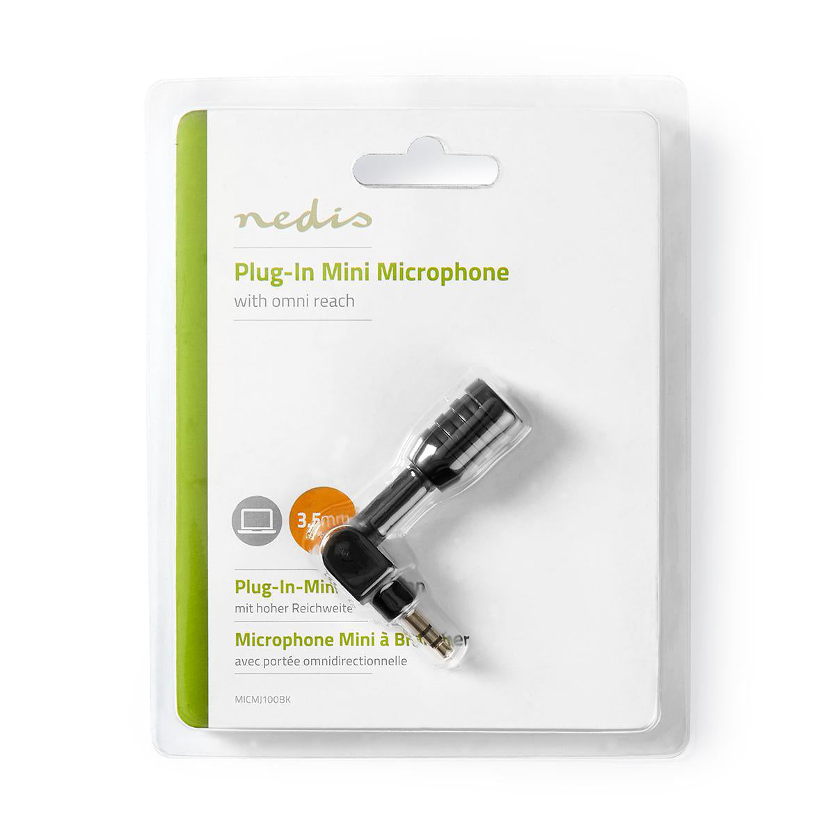 Mikrofon | Benutzt für: Notebook | Kabelgebunden | 1x 3.5 mm