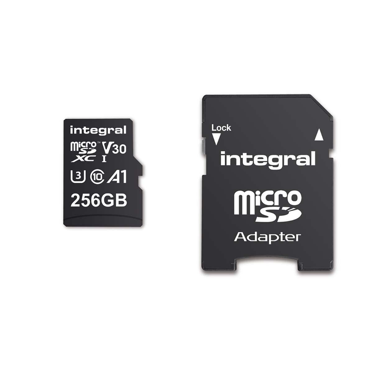 256 GB Hochgeschwindigkeits-microSDHC/XC V30 UHS-I U3-Speicherkarte