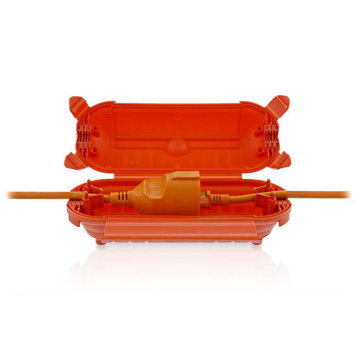 Socket Connector Box | IP44 | Kunststoff | Orange