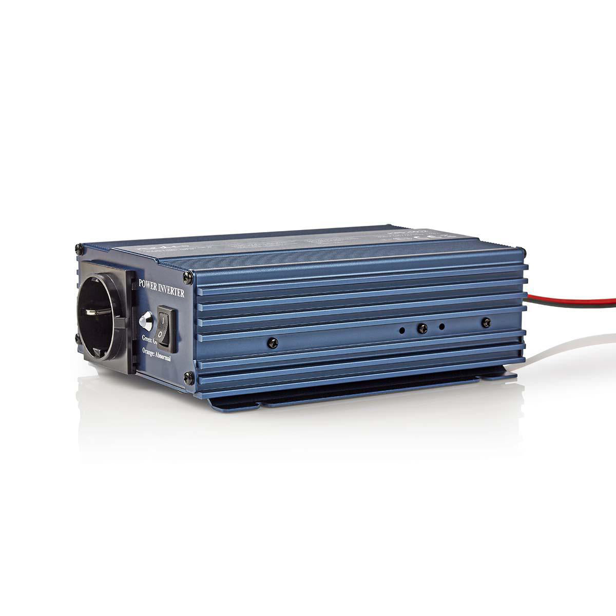 Power Inverter reine Sinus-Wellen | Eingangsspannung: 12 V DC | Geräteausgangsanschluss: 1 | 230 V AC 50 Hz | 150 W | Spitzenleistung: 300 W | Buchsentyp: F (CEE 7/3) | Zigarettenanzünder | Reine Sinuswelle | Düse | Blau