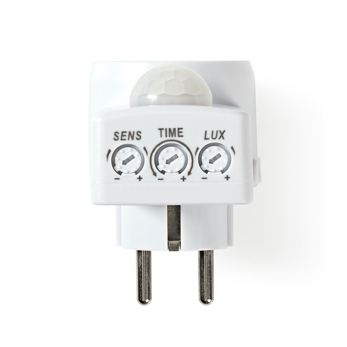 Bewegungsmelder | Innen | Type F (CEE 7/7) | Typ F (CEE 7/7) | 120 ° | 5 - 300 W | 300 W | 1200 W | 3 - 2000 Lux | Sensortechnik: PIR | Sensor Reichweite: 0.0 - 9.0 m