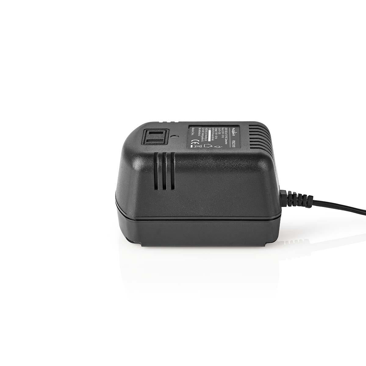 Stromwandler | Netzstromversorgung | 230 V AC 50 Hz | 75 W | Euro | Schwarz