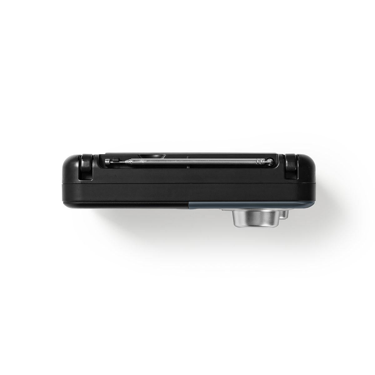 FM-Radio | Tragbare Ausführung | FM | Batteriebetrieben / Netzstromversorgung | Analog | 2.4 W | Scharz-weiß Monitor | Bluetooth® | Kopfhörerausgang | Tragegriff | Grau / Schwarz