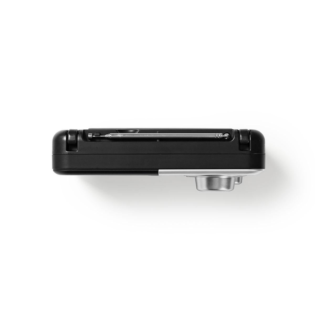 FM-Radio | Tragbare Ausführung | FM | Batteriebetrieben / Netzstromversorgung | Analog | 2.4 W | Scharz-weiß Monitor | Bluetooth® | Kopfhörerausgang | Tragegriff | Schwarz / Weiss