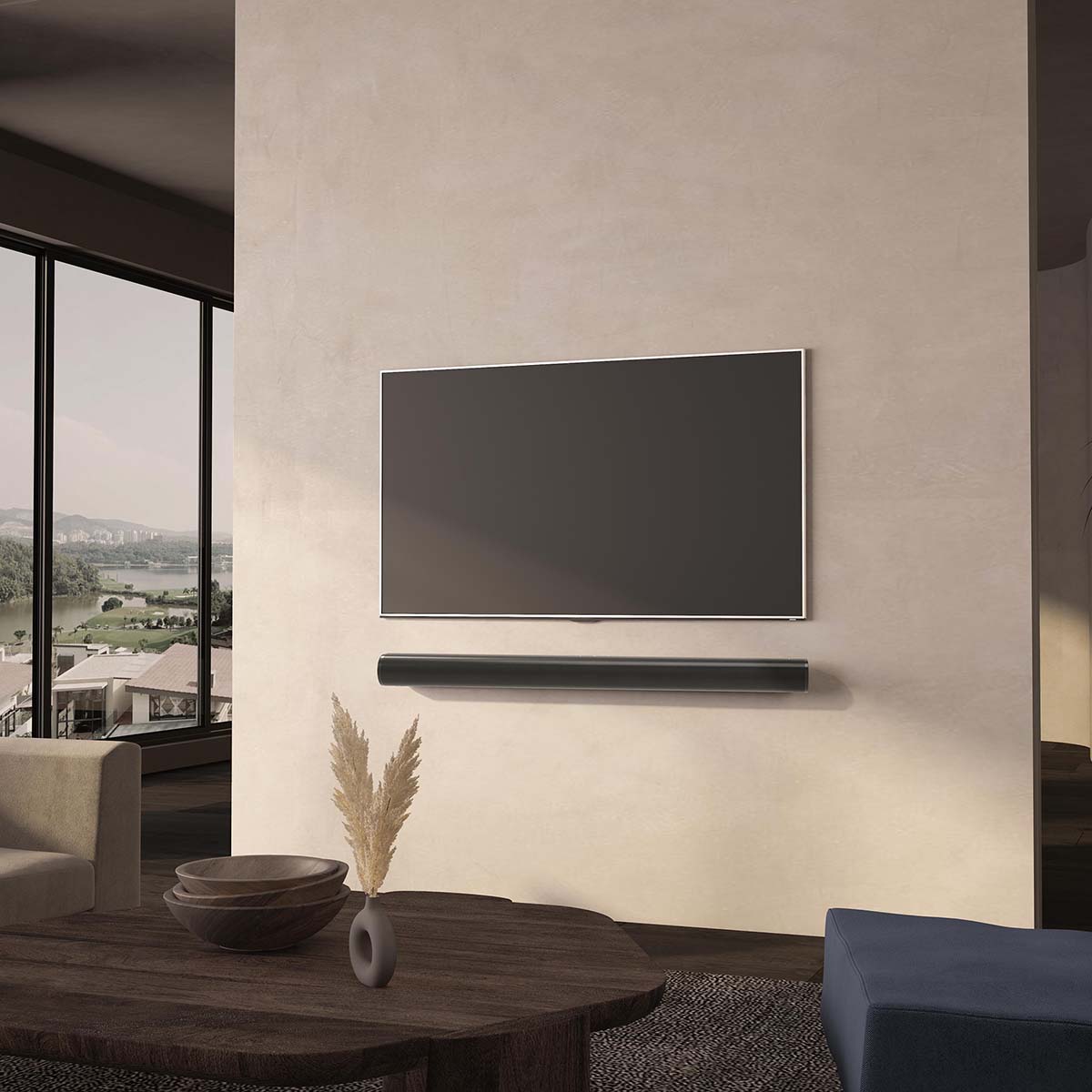 Soundbar Halterung | Kompatibel mit: Sonos® Arc™ | Wand | 10 kg | Fest | ABS / Stahl | Schwarz