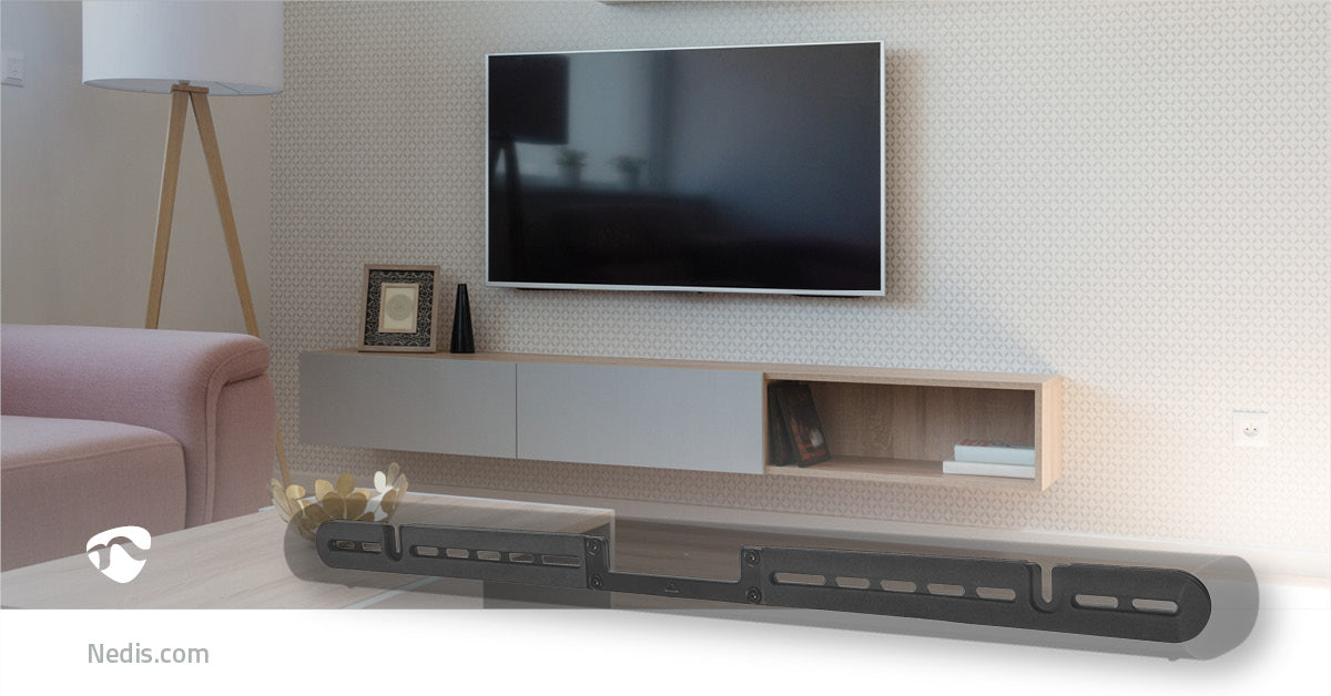 Soundbar Halterung | Kompatibel mit: Sonos® Arc™ | Wand | 10 kg | Fest | ABS / Stahl | Schwarz