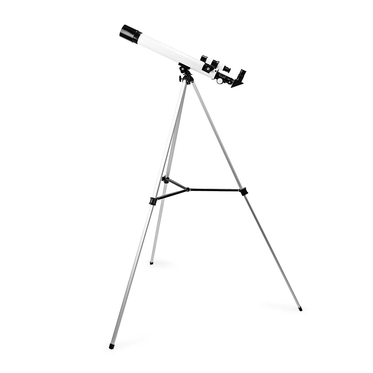 Teleskop | Blende: 50 mm | Brennweite: 600 mm | Finderscope: 5 x 24 | max. Arbeitshöhe: 125 cm | Tripod | Schwarz / Weiss