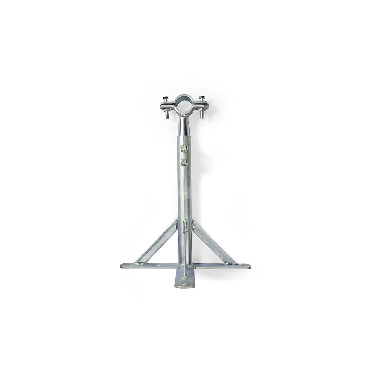 Satelliten-Wandhalterung | Minimaler Wandabstand: 350 mm | Maximaler Wandabstand: 660 mm | Distance to wall: 0.00 mm | Durchmesser Klemme: 32 - 42 mm | Stahl | Silber