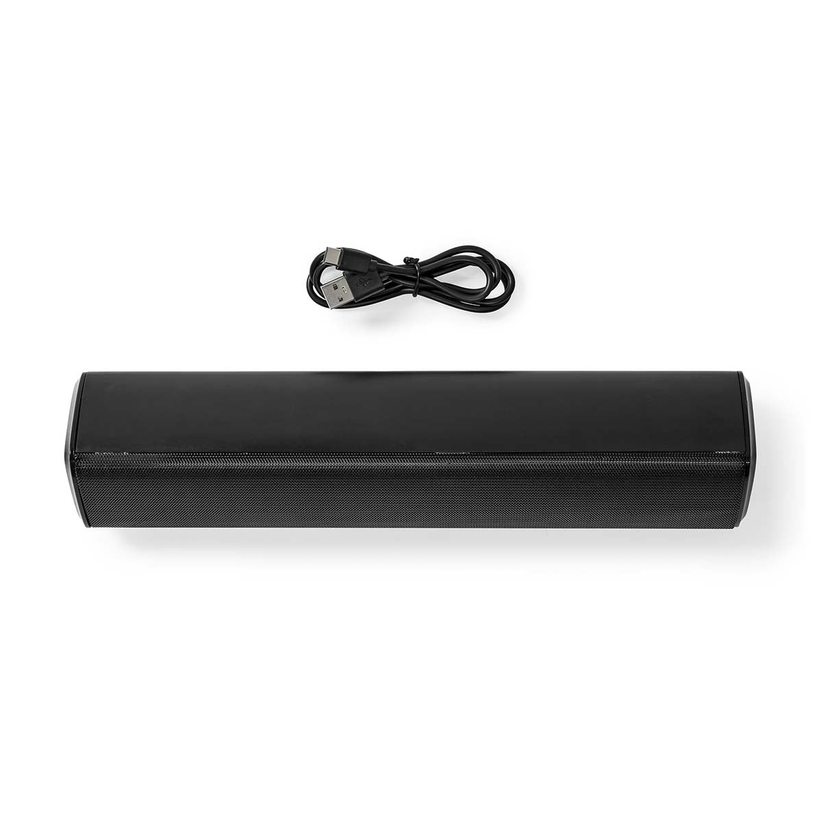 Bluetooth®-Lautsprecher | max. Batteriespielzeit: 6 Std | Tisch Design | 18 W | Stereo | Eingebautes Mikro | Verknüpfbar | Schwarz