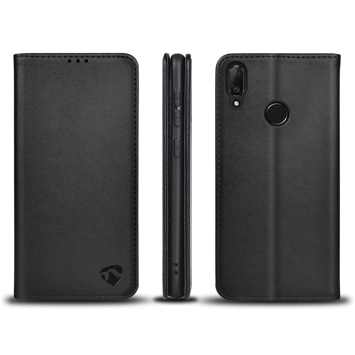Schutzhülle | Benutzt für: Huawei | Huawei Y7 2019 / Y7 prime 2019 / Y7 pro 2019 | Geeignet für 1 Kart | Schwarz | PU / TPU | Einstellbae Modi