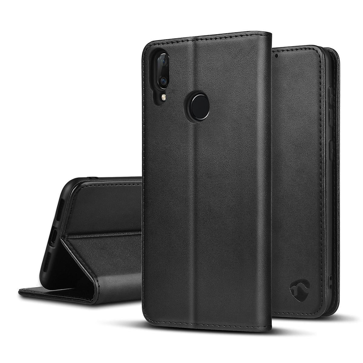 Schutzhülle | Benutzt für: Huawei | Huawei Y7 2019 / Y7 prime 2019 / Y7 pro 2019 | Geeignet für 1 Kart | Schwarz | PU / TPU | Einstellbae Modi