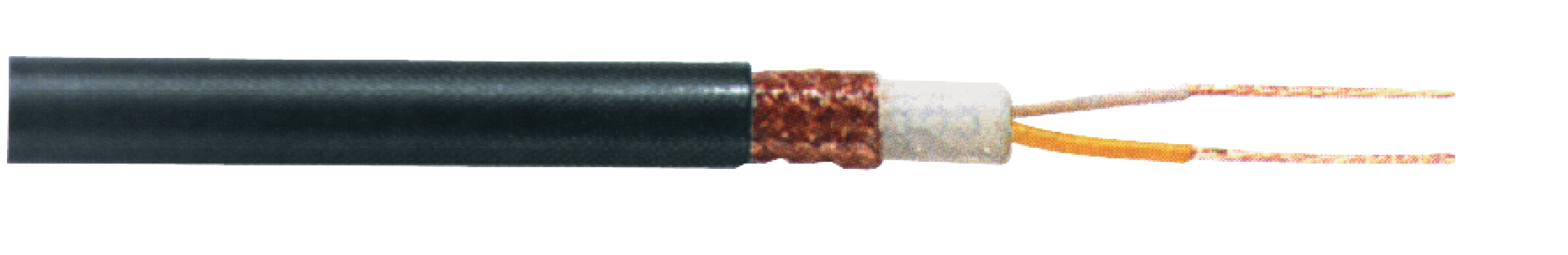 Mikrofonkabel auf Rolle 2x 0.22 mm² 100 m Schwarz
