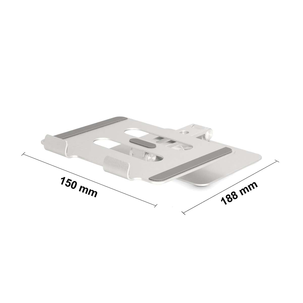 Tablet-Ständer | Ständer | Vollbeweglich | Silber