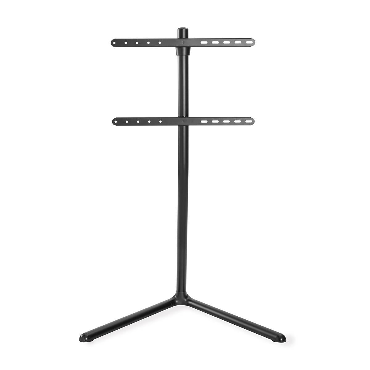 TV Bodenständer | 49-70 " | maximal unterstützes Bildschirmgewicht: 40 kg | V-shape Design | Anti-Kipp-Gurt | Schnappverschluss | Aluminium / Stahl | Schwarz