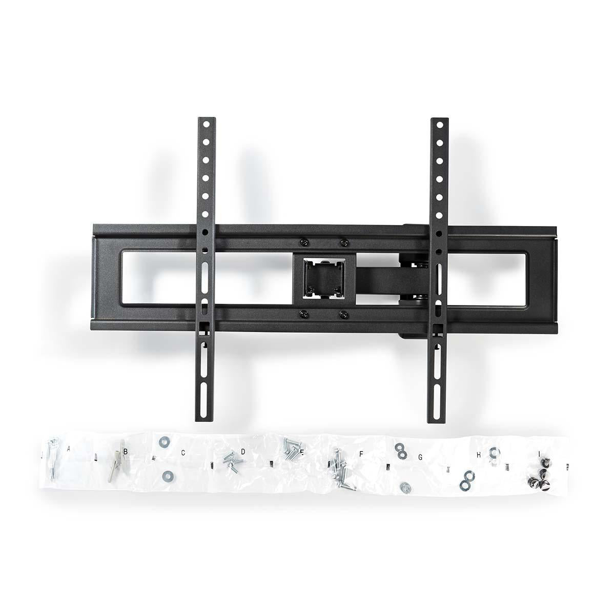 Vollbewegliche-TV-Wandhalterung | 37-70 " | maximal unterstützes Bildschirmgewicht: 35 kg | kippbar | drehbar | Minimaler Wandabstand: 79 mm | Maximaler Wandabstand: 220 mm | 2 Drehpunkt(e) | ABS / Stahl | Schwarz