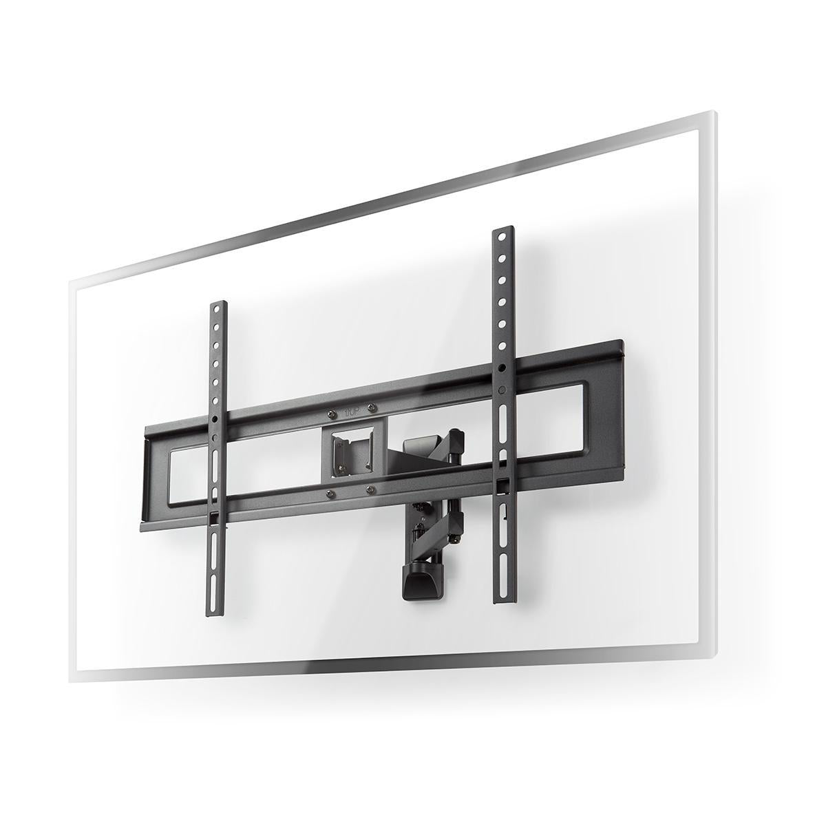 Vollbewegliche-TV-Wandhalterung | 37-70 " | maximal unterstützes Bildschirmgewicht: 25 kg | kippbar | drehbar | Minimaler Wandabstand: 79 mm | Maximaler Wandabstand: 427 mm | 3 Drehpunkt(e) | ABS / Stahl | Schwarz