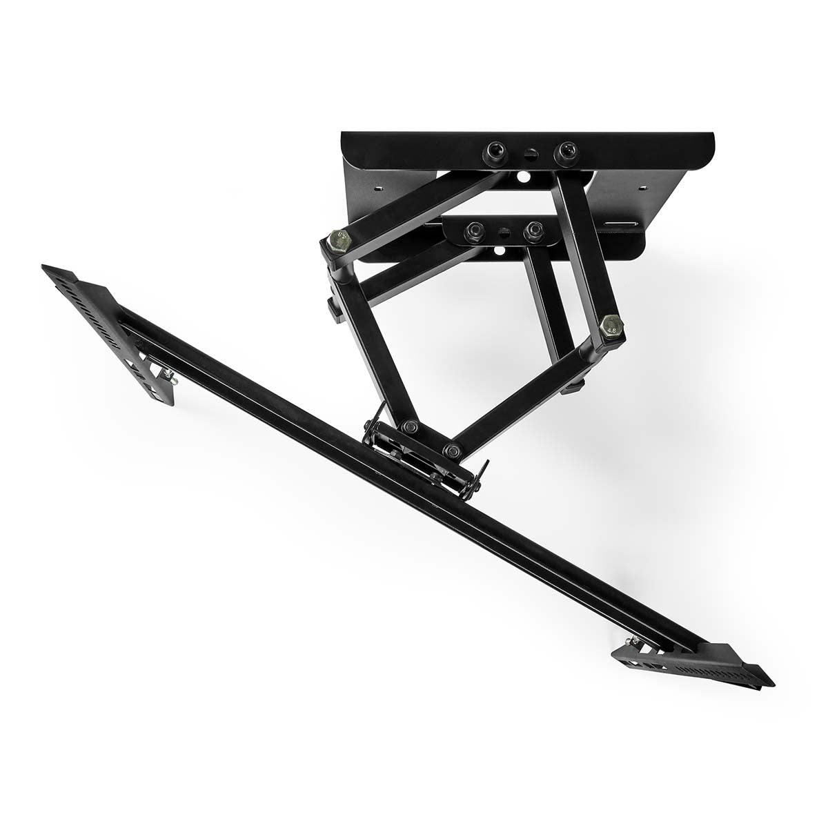 Vollbewegliche-TV-Wandhalterung | 37-80 " | maximal unterstützes Bildschirmgewicht: 35 kg | kippbar | drehbar | Minimaler Wandabstand: 55 mm | Maximaler Wandabstand: 330 mm | 6 Drehpunkt(e) | Stahl | Schwarz