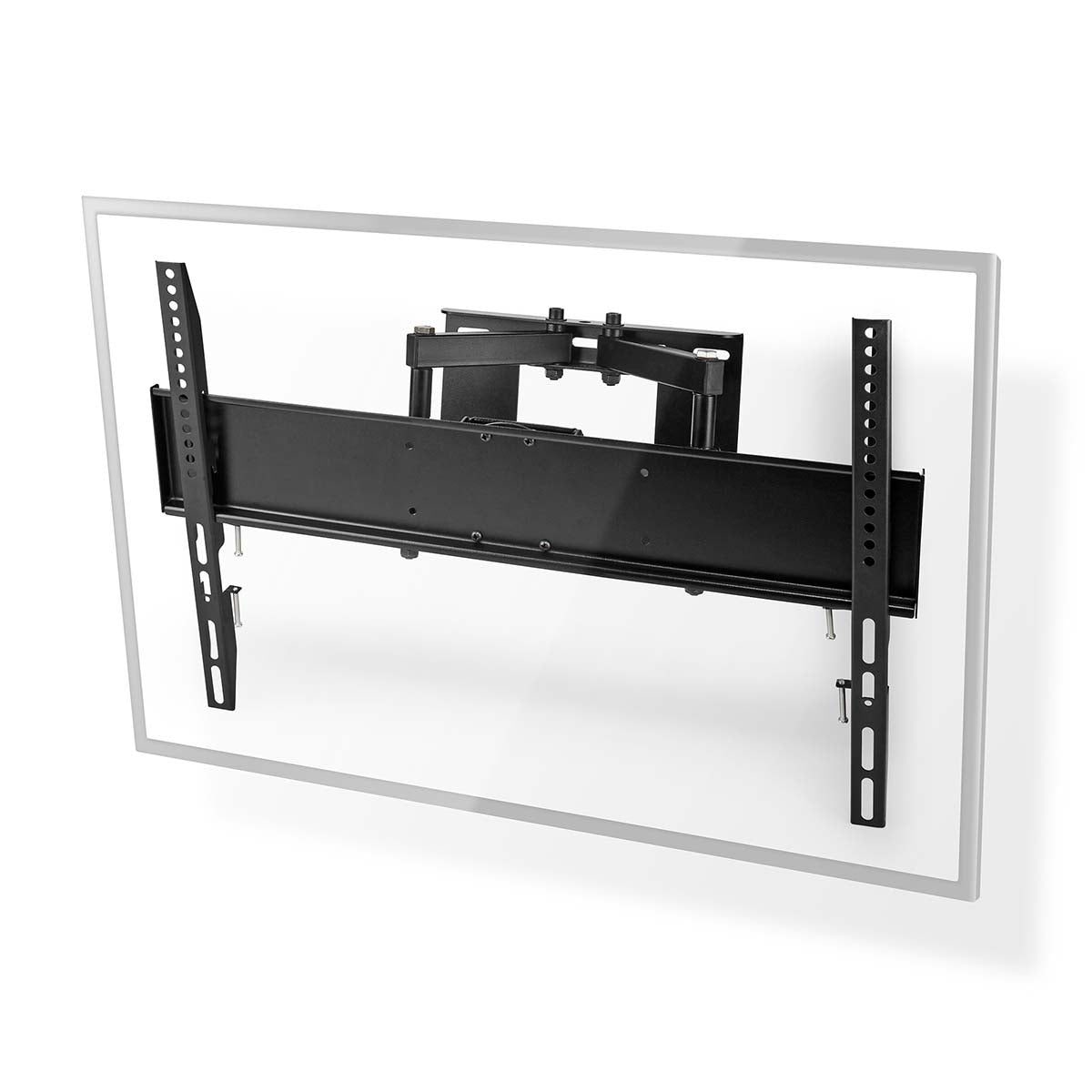 Vollbewegliche-TV-Wandhalterung | 37-80 " | maximal unterstützes Bildschirmgewicht: 35 kg | kippbar | drehbar | Minimaler Wandabstand: 55 mm | Maximaler Wandabstand: 330 mm | 6 Drehpunkt(e) | Stahl | Schwarz