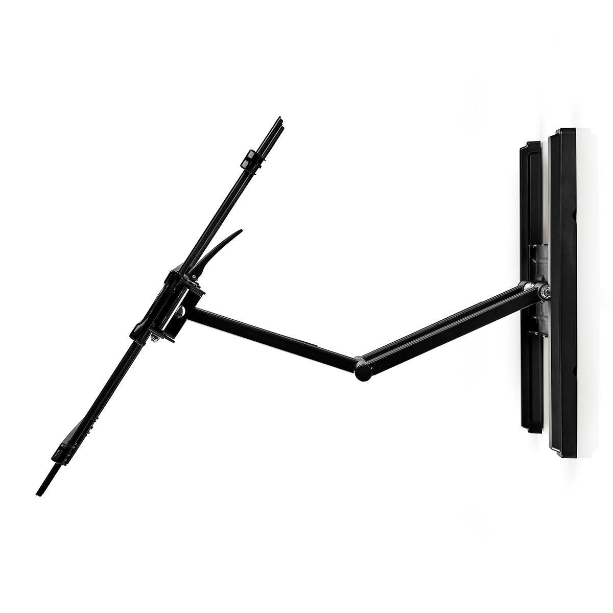 Vollbewegliche-TV-Wandhalterung | 37-80 " | maximal unterstützes Bildschirmgewicht: 50 kg | kippbar | drehbar | Minimaler Wandabstand: 70 mm | Maximaler Wandabstand: 650 mm | 3 Drehpunkt(e) | Stahl | Schwarz