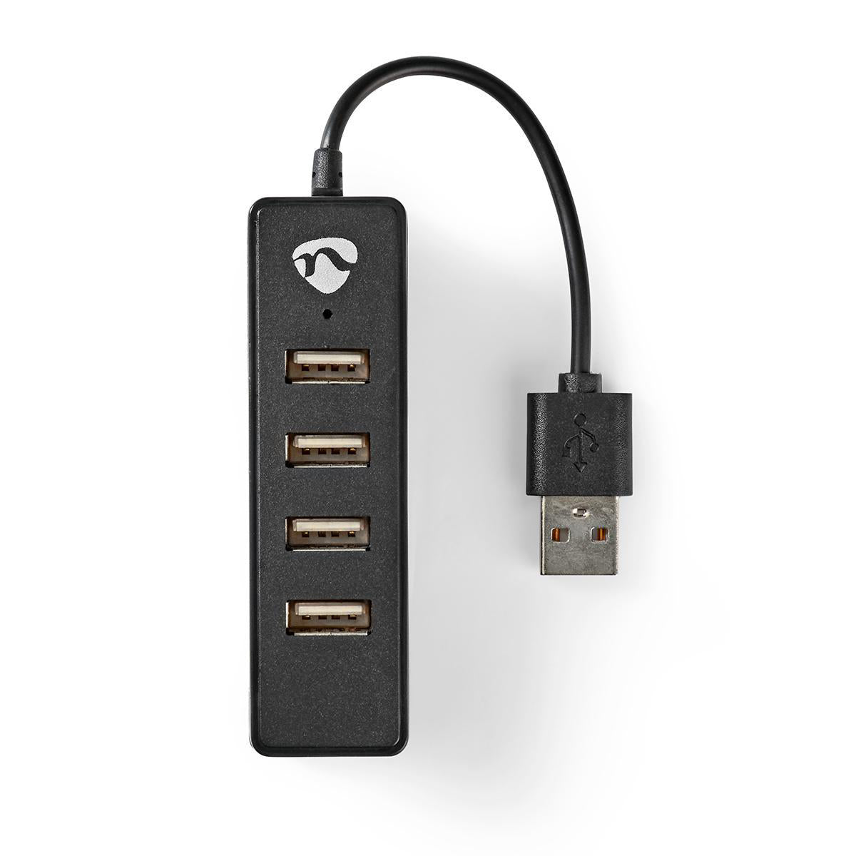 USB-Hub | USB-A Stecker | 4x USB A Female | 4-Port port(s) | USB 2.0 | Stromversorgung über USB