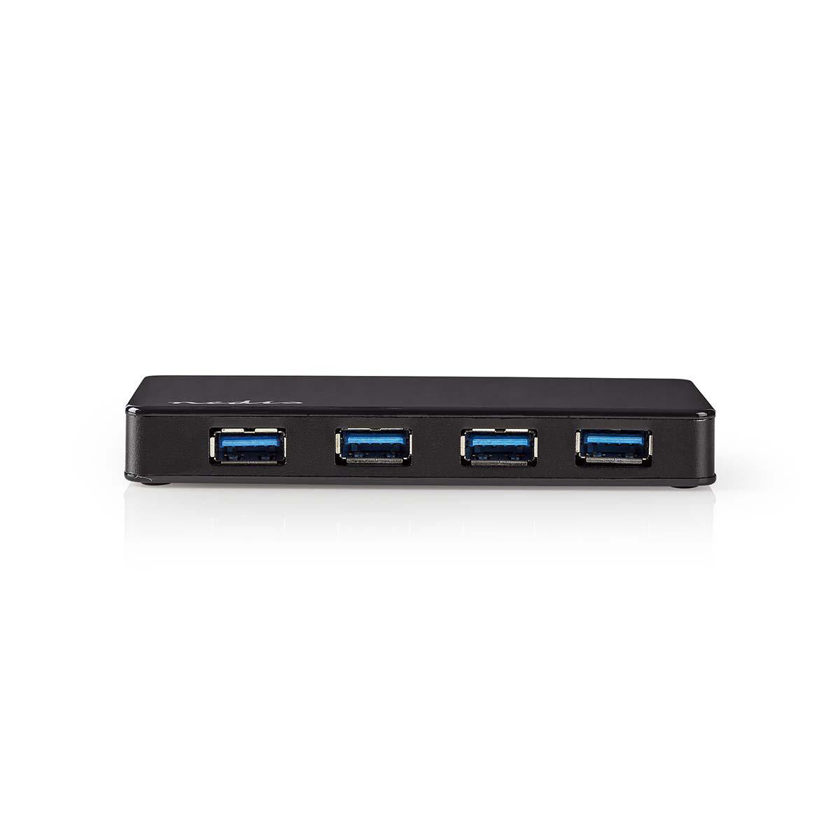 USB-Hub | USB-A Stecker | 4x USB A Female | 4-Port port(s) | USB 3.2 Gen 1 | Netzstromversorgung / Stromversorgung über USB | 4x USB