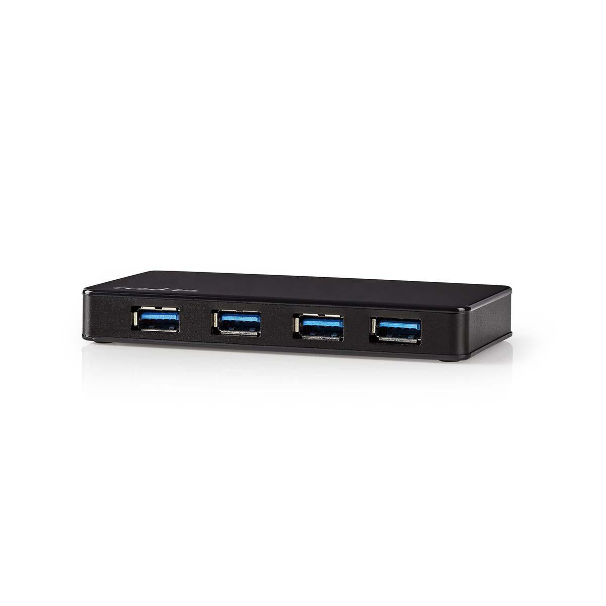 USB-Hub | USB-A Stecker | 4x USB A Female | 4-Port port(s) | USB 3.2 Gen 1 | Netzstromversorgung / Stromversorgung über USB | 4x USB