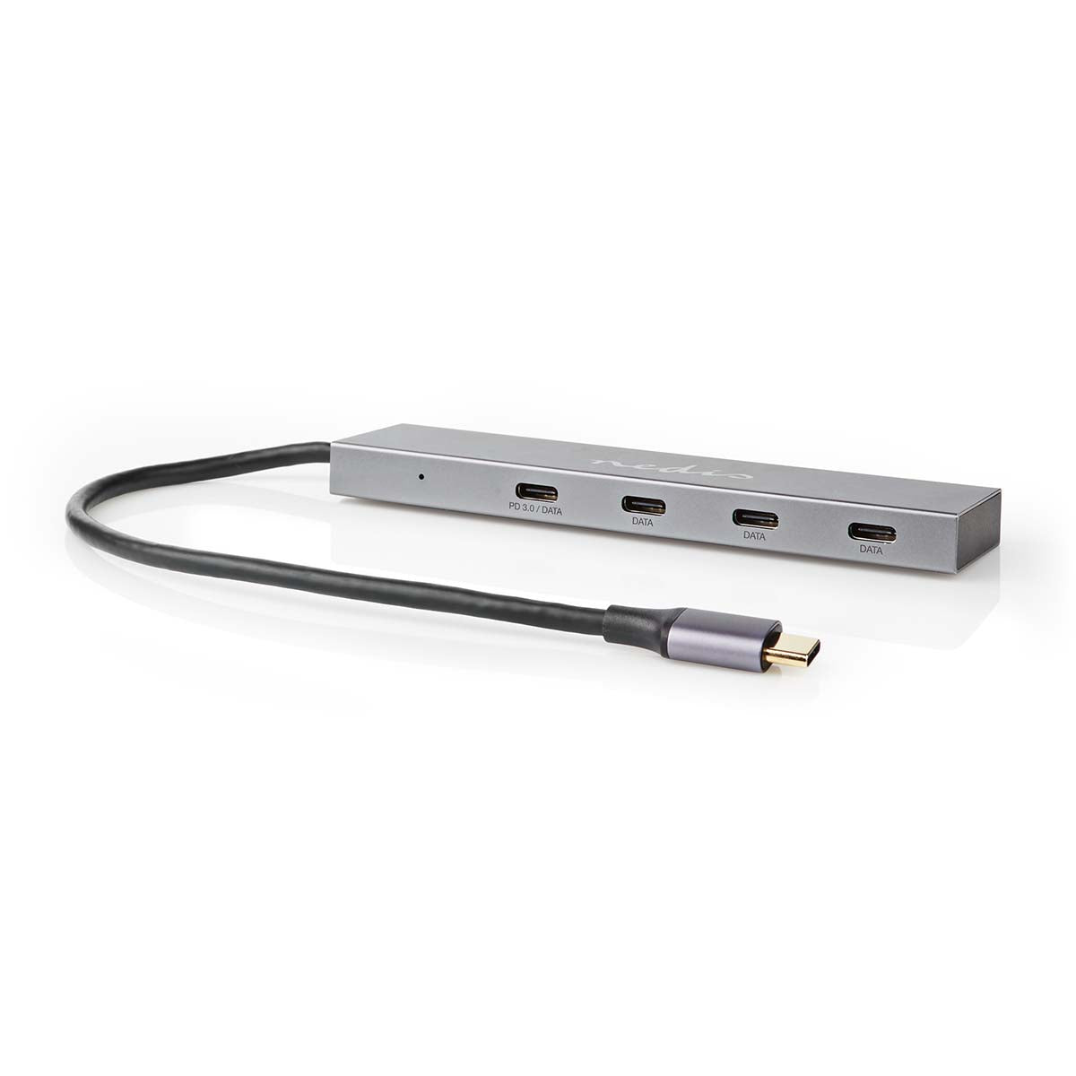 USB-Hub | 1x USB-C™ 3.2 Gen 2 Male | USB-C™ 3.2 Gen 2 Female with PD 3.0 / 3x USB-C™ 3.2 Gen 2 Female | 4-Port port(s) | USB 3.2 Gen 2 | Stromversorgung über USB | 10 Gbps