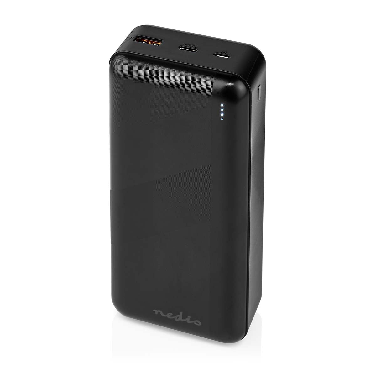 powerbank | 30000 mAh | 1.5 / 2.0 / 3.0 A | Anzahl der Ausgänge: 2 | Ausgangsanschluss: 1x USB-A / 1x USB-C™ | Eingangsverbindung: 1x Micro USB / 1x USB-C™ | PD3.0 20W | Lithium-Polymer